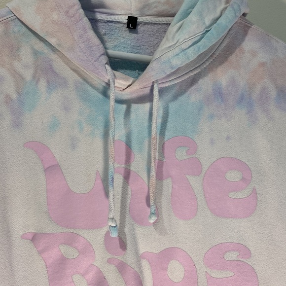 Mens "Life Rips" Hoodie Large - Picture 4 of 4